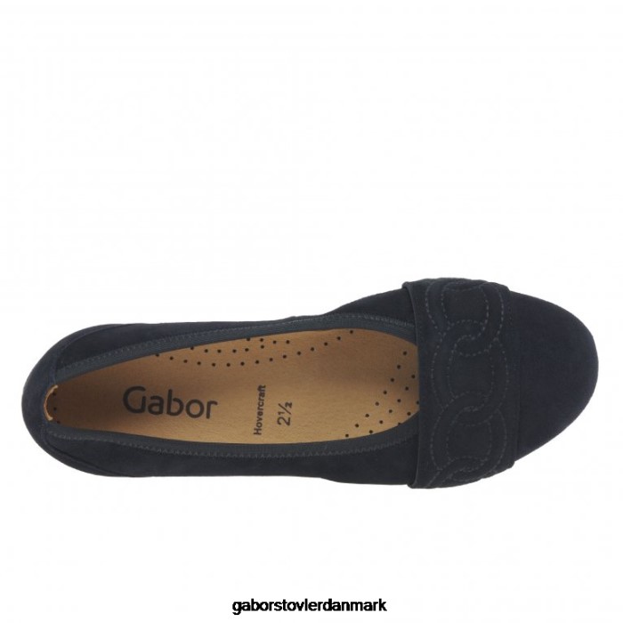 Gabor Kvinder lighedssko 4T2H616 fodtøj atlantisk ruskind