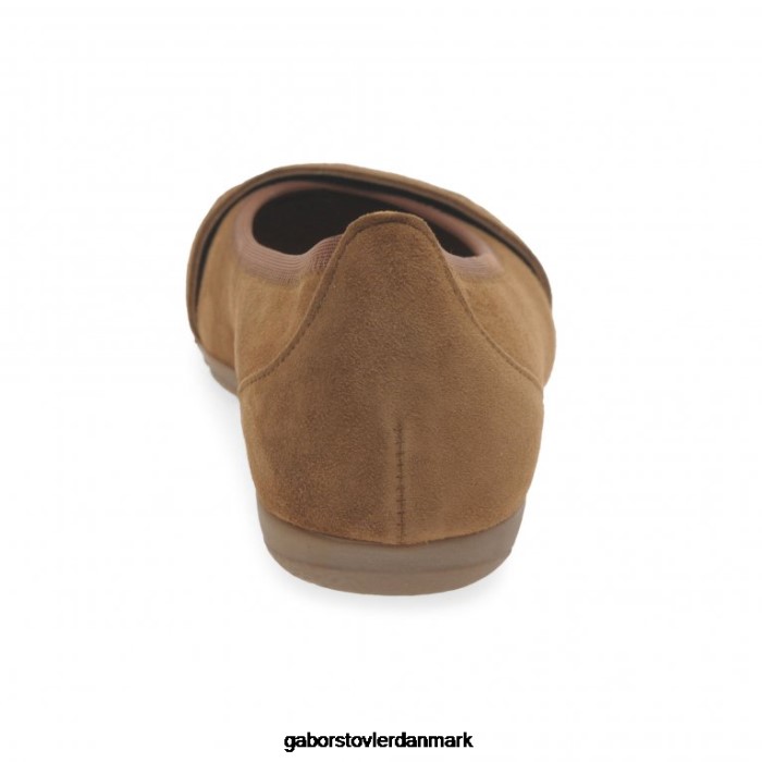 Gabor Kvinder lighedssko 4T2H617 fodtøj ny whisky ruskind