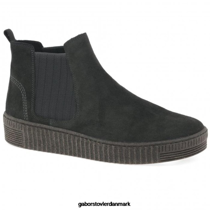 Gabor Kvinder lourdes chelsea støvler 4T2H6333 fodtøj peber ruskind