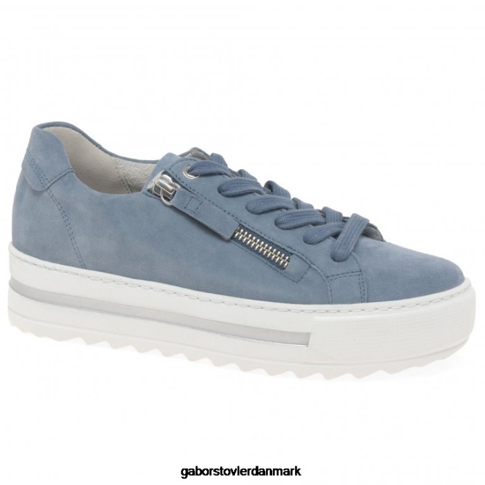 Gabor Kvinder lyng casual sneakers 4T2H6325 fodtøj nautisk ruskind