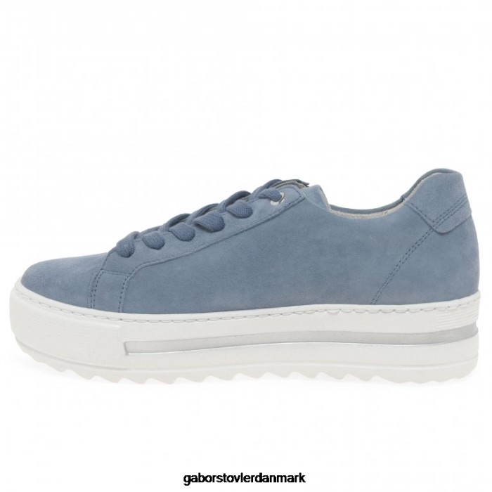 Gabor Kvinder lyng casual sneakers 4T2H6325 fodtøj nautisk ruskind