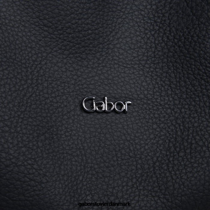 Gabor Kvinder malu skuldertaske med snoretræk 4T2H6292 tilbehør sort print