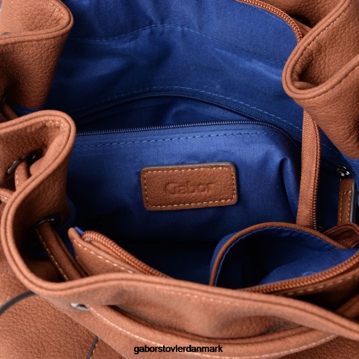 Gabor Kvinder malu skuldertaske med snoretræk 4T2H6293 tilbehør cognac