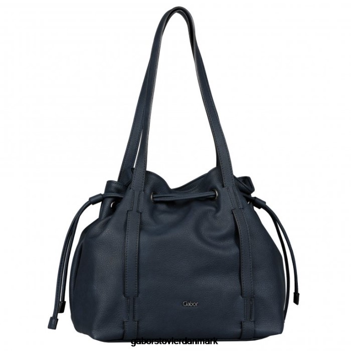 Gabor Kvinder malu skuldertaske med snoretræk 4T2H6294 tilbehør mørkeblå