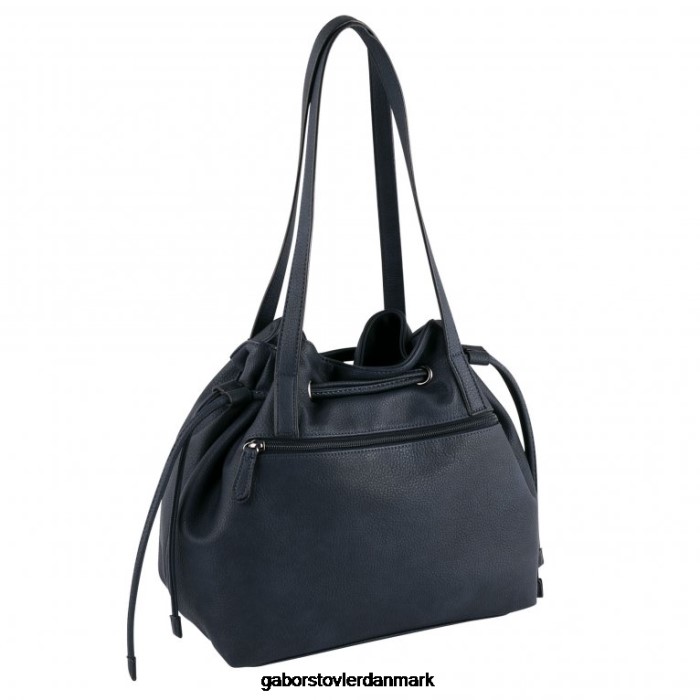Gabor Kvinder malu skuldertaske med snoretræk 4T2H6294 tilbehør mørkeblå