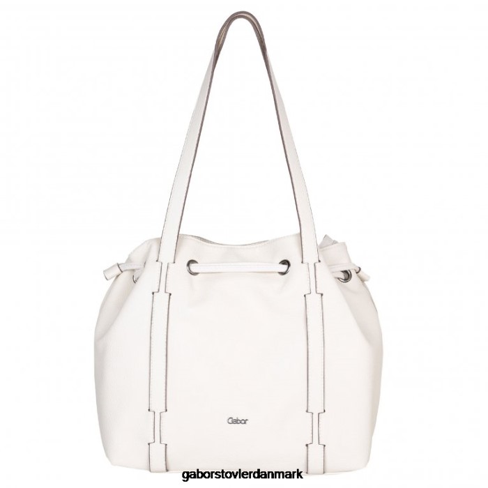 Gabor Kvinder malu skuldertaske med snoretræk 4T2H6295 tilbehør off white