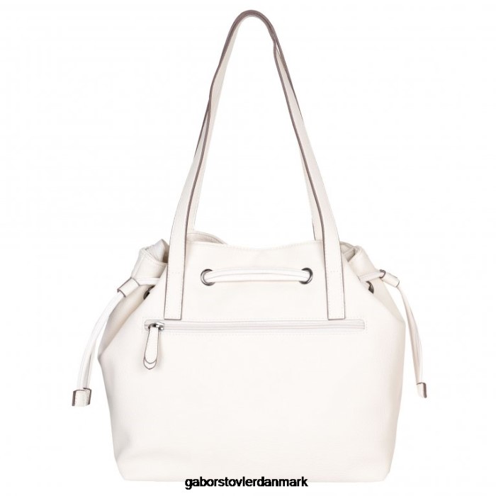 Gabor Kvinder malu skuldertaske med snoretræk 4T2H6295 tilbehør off white