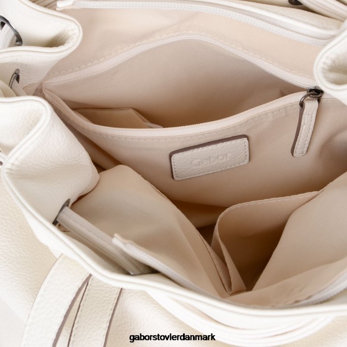 Gabor Kvinder malu skuldertaske med snoretræk 4T2H6295 tilbehør off white