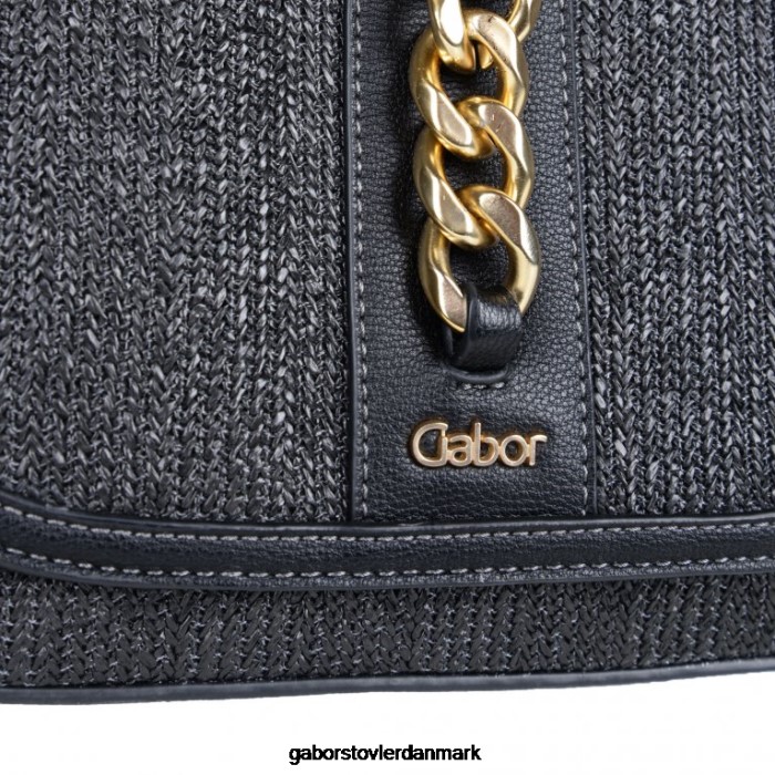 Gabor Kvinder manu sadeltaske håndtaske 4T2H6308 tilbehør blandet sort