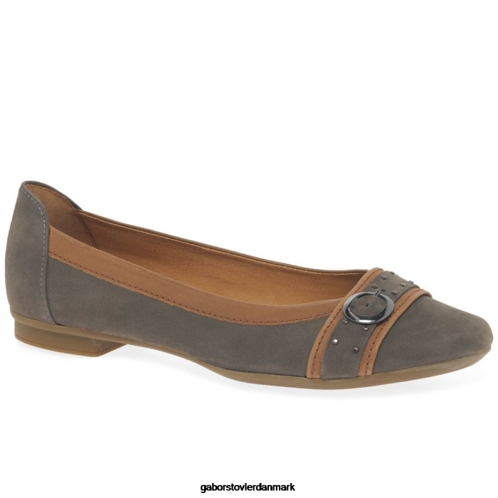 Gabor Kvinder michelle afslappede pumps med studs 4T2H695 fodtøj wallaby/cognac