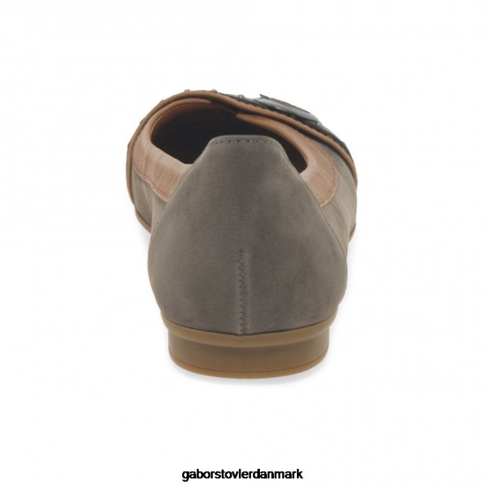 Gabor Kvinder michelle afslappede pumps med studs 4T2H695 fodtøj wallaby/cognac