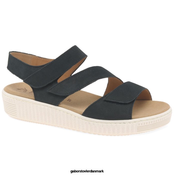 Gabor Kvinder morgenfrue sandaler 4T2H6170 fodtøj natblå nubuck