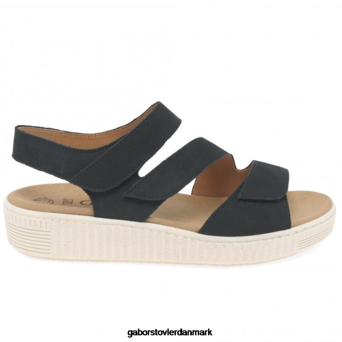 Gabor Kvinder morgenfrue sandaler 4T2H6170 fodtøj natblå nubuck