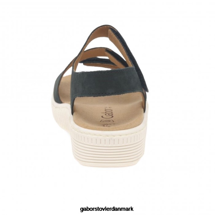 Gabor Kvinder morgenfrue sandaler 4T2H6170 fodtøj natblå nubuck