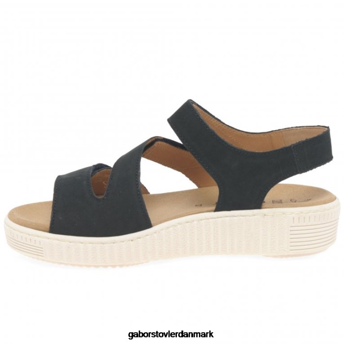 Gabor Kvinder morgenfrue sandaler 4T2H6170 fodtøj natblå nubuck