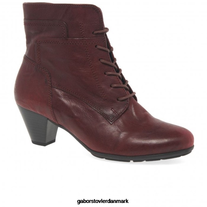 Gabor Kvinder nationale ankelstøvler 4T2H6184 fodtøj mørkerød