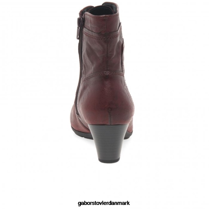 Gabor Kvinder nationale ankelstøvler 4T2H6184 fodtøj mørkerød