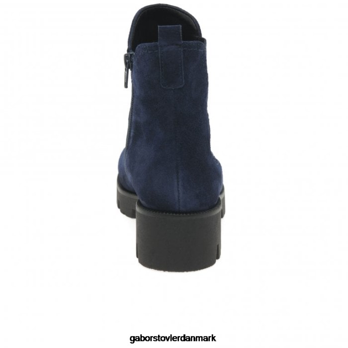 Gabor Kvinder newport chelsea støvler 4T2H6211 fodtøj marine ruskind