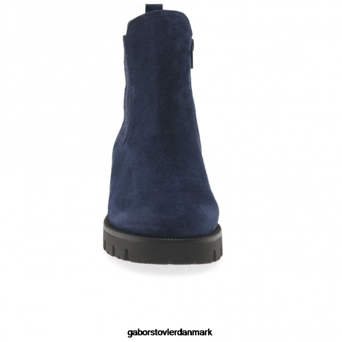 Gabor Kvinder newport chelsea støvler 4T2H6211 fodtøj marine ruskind