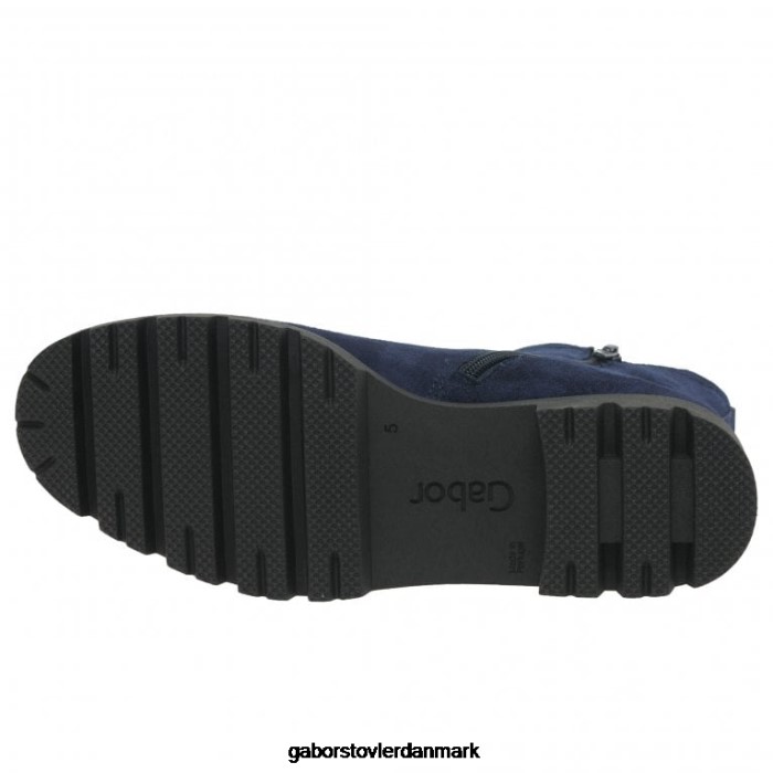 Gabor Kvinder newport chelsea støvler 4T2H6211 fodtøj marine ruskind