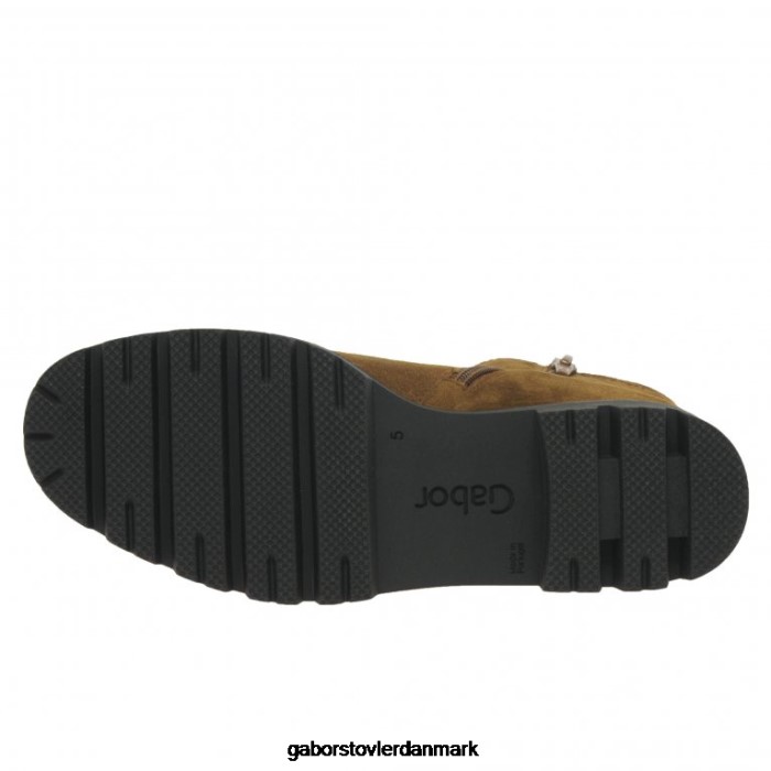 Gabor Kvinder newport chelsea støvler 4T2H6212 fodtøj cognac ruskind