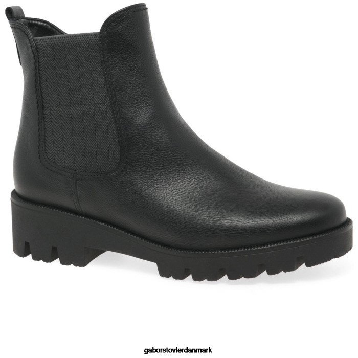 Gabor Kvinder newport chelsea støvler 4T2H6213 fodtøj sort