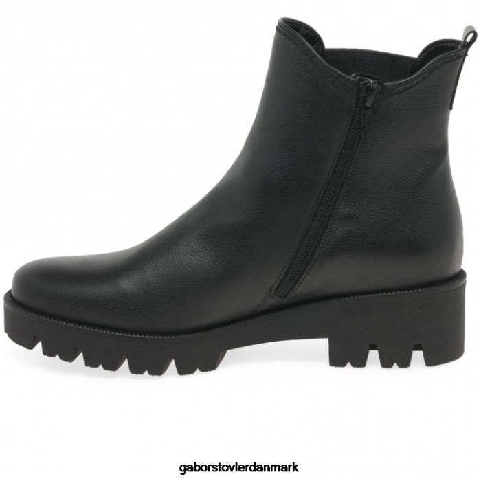 Gabor Kvinder newport chelsea støvler 4T2H6213 fodtøj sort