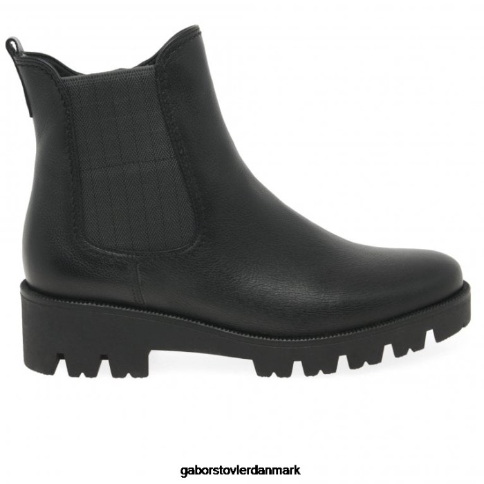 Gabor Kvinder newport chelsea støvler 4T2H6213 fodtøj sort