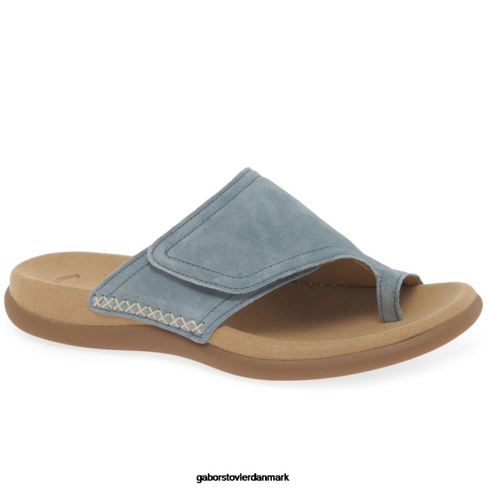 Gabor Kvinder nydelse tå loop sandaler 4T2H6329 fodtøj sky ruskind