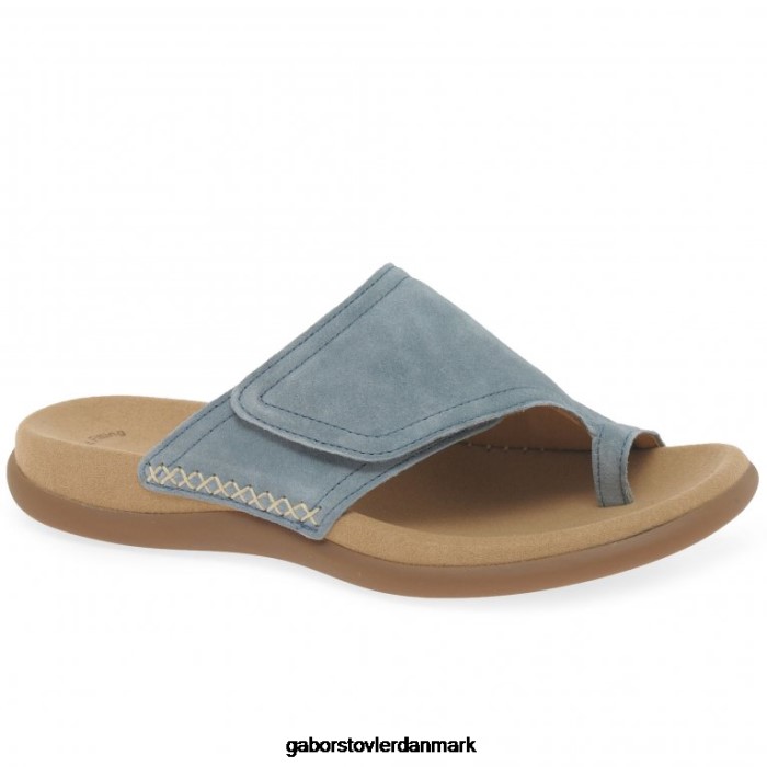 Gabor Kvinder nydelse tå loop sandaler 4T2H6329 fodtøj sky ruskind