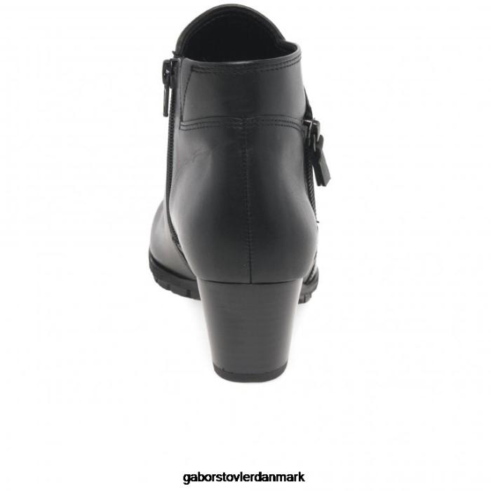 Gabor Kvinder olivetti ankelstøvler med lynlås 4T2H6187 fodtøj sort