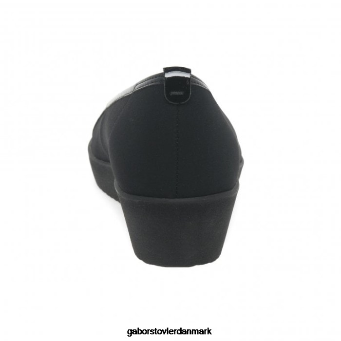 Gabor Kvinder orient wide fit casual sko 4T2H698 fodtøj sort