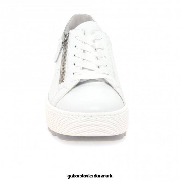 Gabor Kvinder quench casual sneakers 4T2H6136 fodtøj hvid/sølv