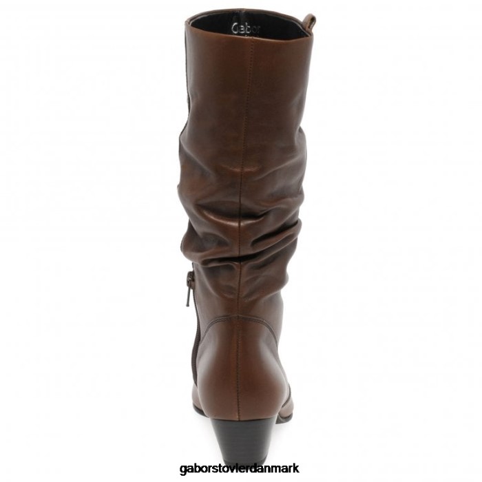Gabor Kvinder rachel læder støvler med bred pasform 4T2H6261 fodtøj sattel