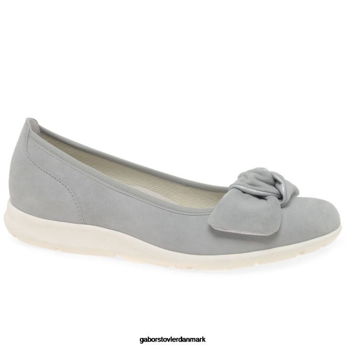 lysegrå ruskind/metallic