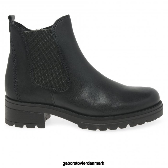 Gabor Kvinder sallis ankelstøvler 4T2H6231 fodtøj sort