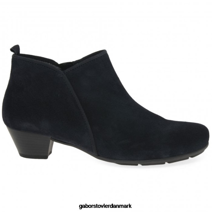 Gabor Kvinder trudy ankelstøvler 4T2H6195 fodtøj marine ruskind