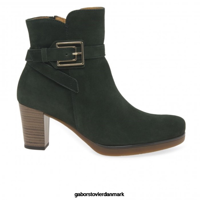 Gabor Kvinder vaad ankelstøvler 4T2H6192 fodtøj mørkt skov ruskind