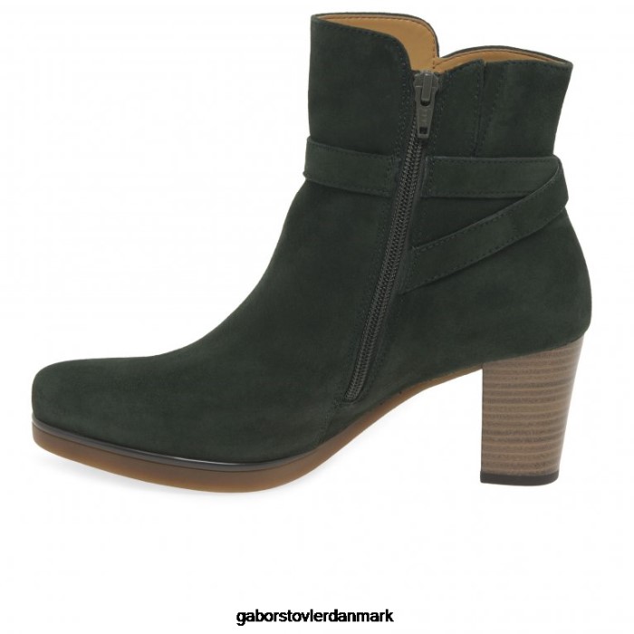 Gabor Kvinder vaad ankelstøvler 4T2H6192 fodtøj mørkt skov ruskind