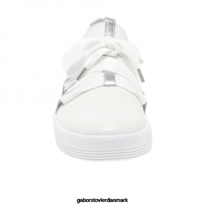 Gabor Kvinder vals fritidssko 4T2H6130 fodtøj hvid/sølv