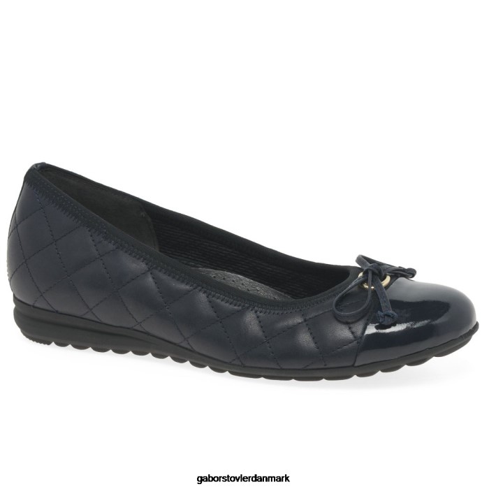 Gabor Kvinder vintergække balletpumper 4T2H613 fodtøj flåde/patent