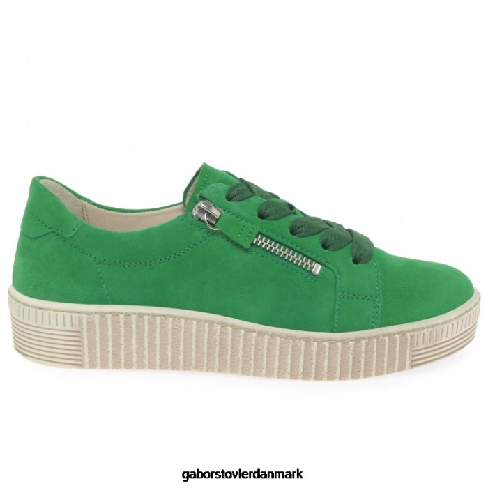 Gabor Kvinder visdom fritidssko 4T2H6123 fodtøj verde ruskind