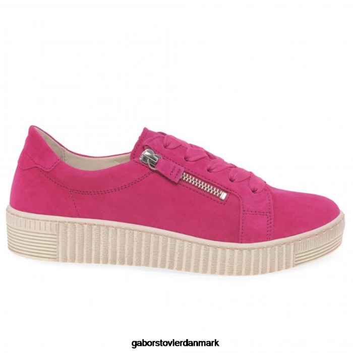 Gabor Kvinder visdom fritidssko 4T2H6124 fodtøj pink ruskind