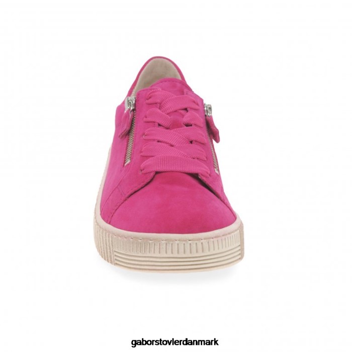 Gabor Kvinder visdom fritidssko 4T2H6124 fodtøj pink ruskind