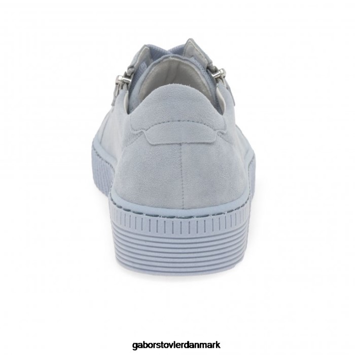 Gabor Kvinder visdom fritidssko 4T2H6328 fodtøj akvamarin ruskind