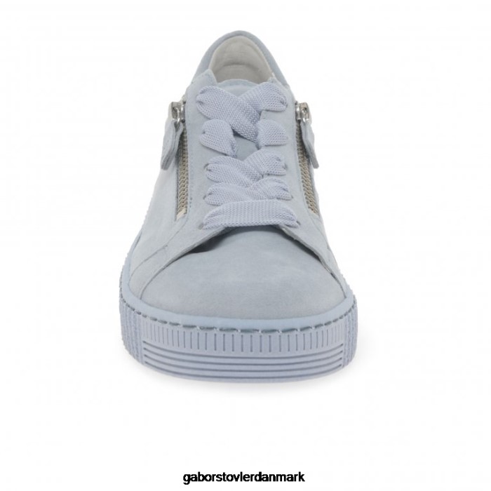 Gabor Kvinder visdom fritidssko 4T2H6328 fodtøj akvamarin ruskind