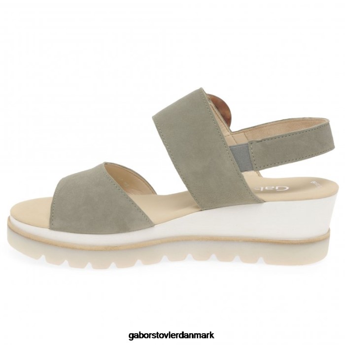 Gabor Kvinder yeo sandaler med kilehæl 4T2H6157 fodtøj skilf ruskind