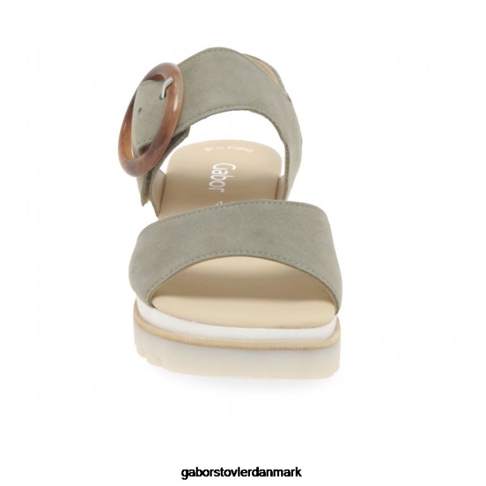 Gabor Kvinder yeo sandaler med kilehæl 4T2H6157 fodtøj skilf ruskind