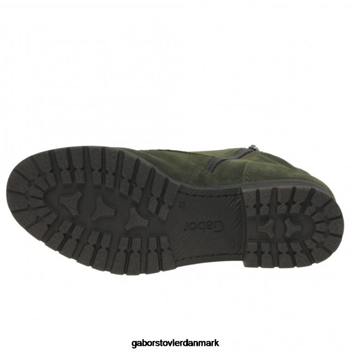 Gabor Kvinder zane ankelstøvler 4T2H6208 fodtøj oliven ruskind