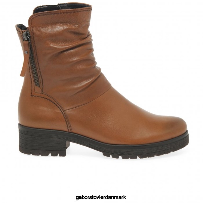 Gabor Kvinder zola biker støvler 4T2H6334 fodtøj cognac